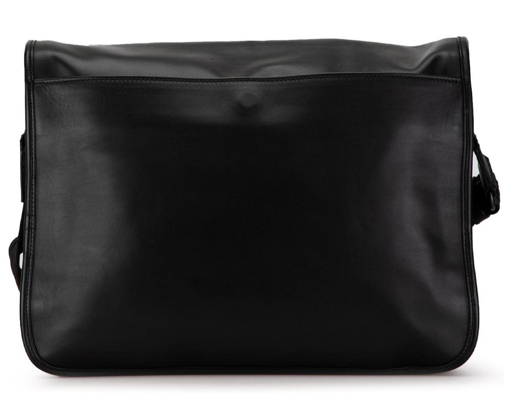 Bottega Veneta 'Black' Intrecciato Messenger Bag