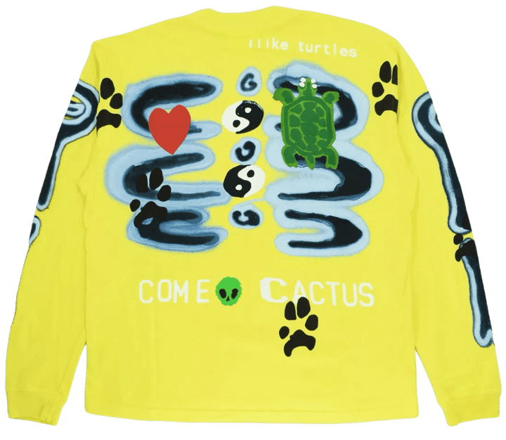 Cactus Plant Flea Market 'Complexcon Come Tees' Yellow Longsleeve