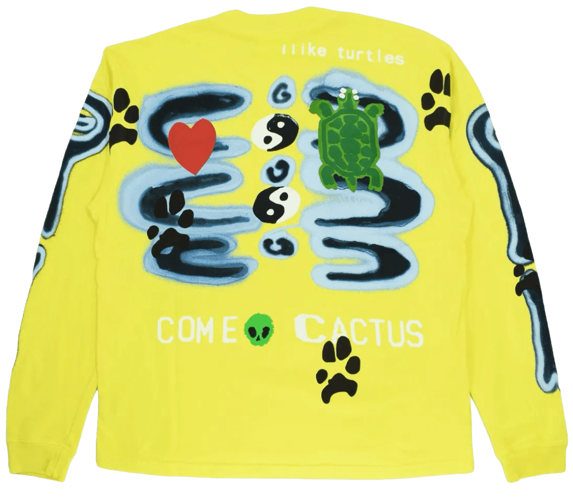 Cactus Plant Flea Market 'Complexcon Come Tees' Yellow Longsleeve