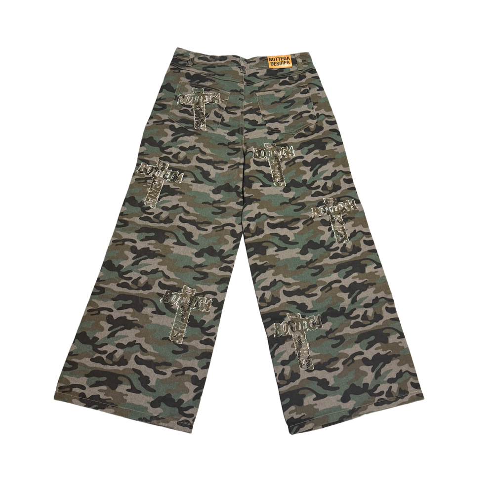 Bottega Desires 'Holy Grail' Camo Denim Pants