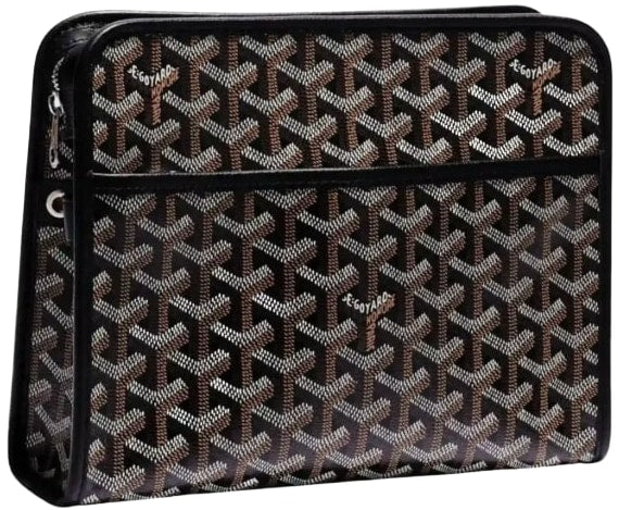 Goyard 'Black' Jouvence MM Toiletry Bag