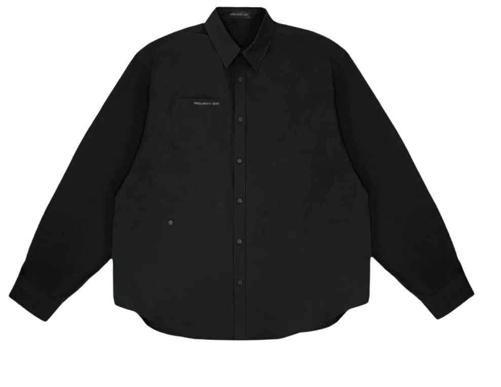 Project G/R '3 Way Twisted' Oversized Button Up Shirt