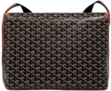 Goyard 'Capetien MM' Black/Tan Messenger Bag