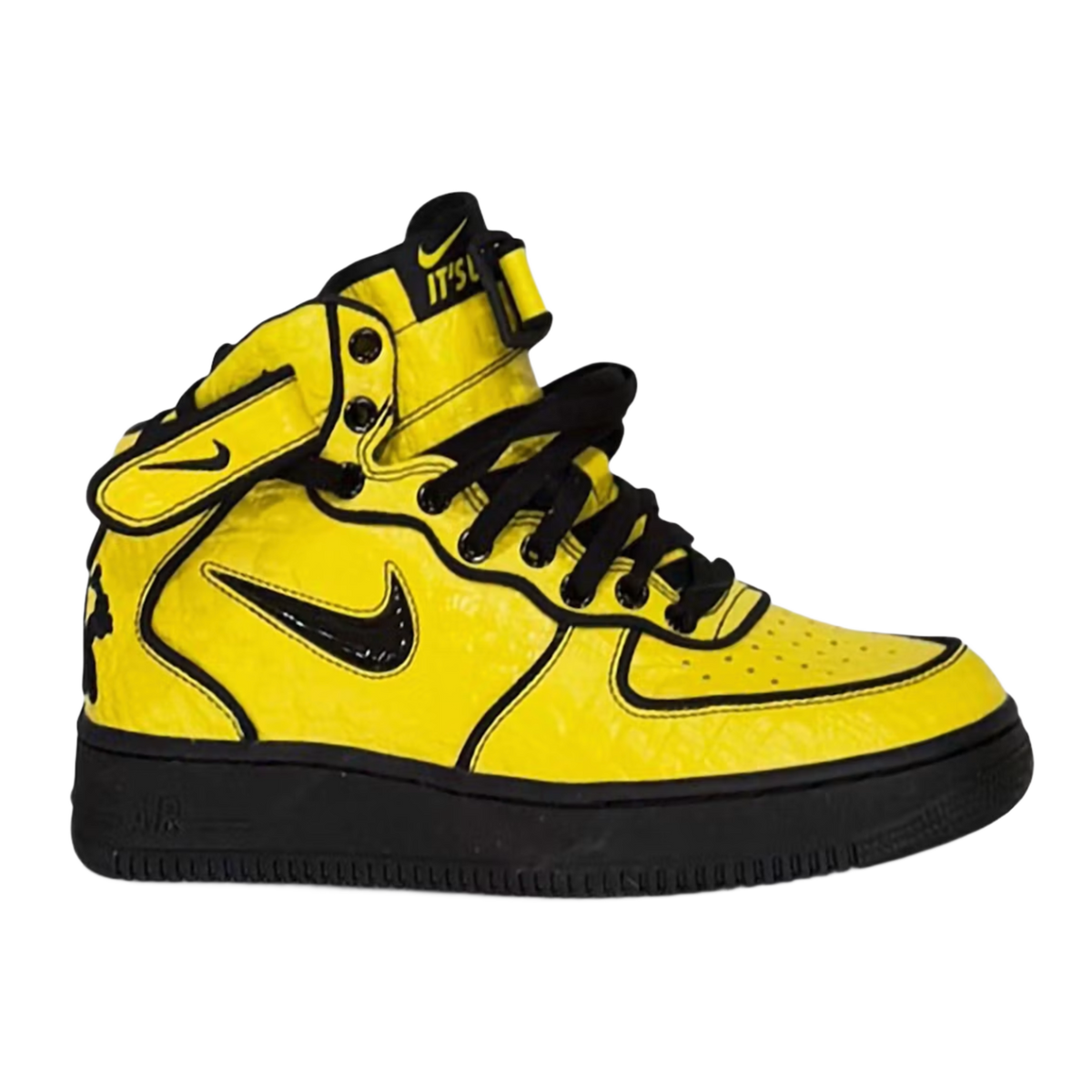 Nike Concrete Boys 'Yellow' Air Force 1 Mid
