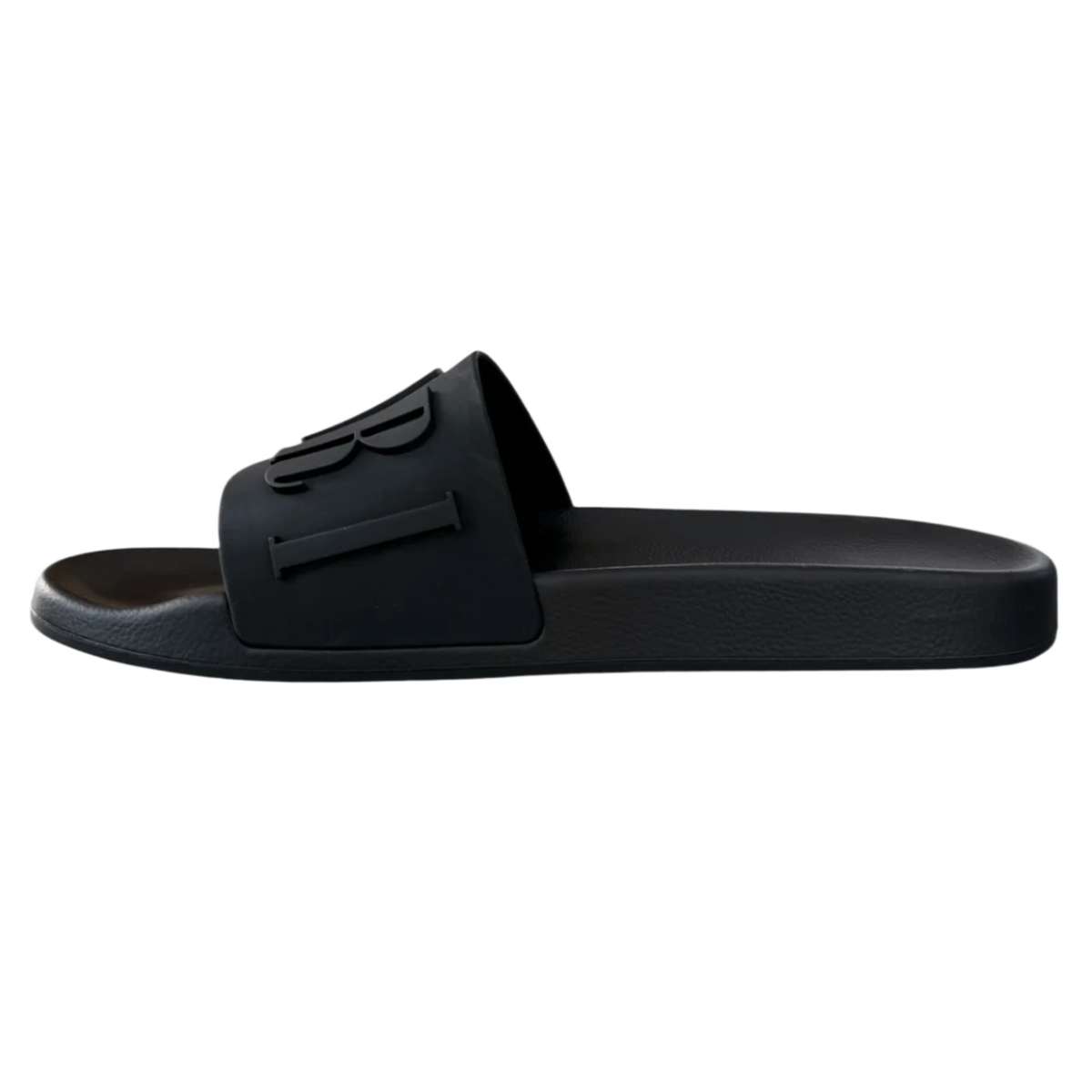 Amiri 'Logo Black' Pool Slide