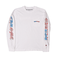 Chrome Hearts Matty Boy 'USA Scroll' White Longsleeve Tee