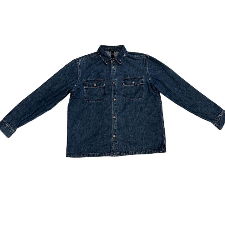 Chrome Hearts 'Blue' Denim Button Up Shirt