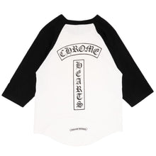 Chrome Hearts 'Black & White' Vine Dagger Raglan Baseball Tee
