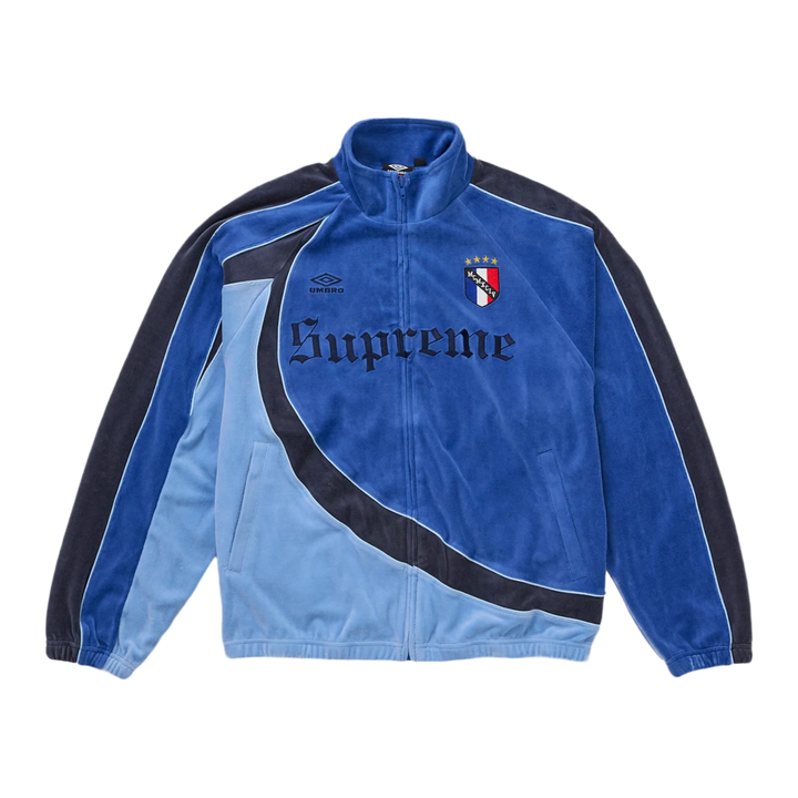 Supreme Umbro 'Blue' Velour Track Jacket