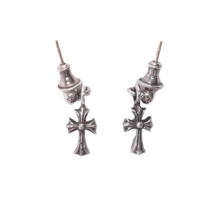 Chrome Hearts 'Silver' Dangling Babyfat Ball Earrings