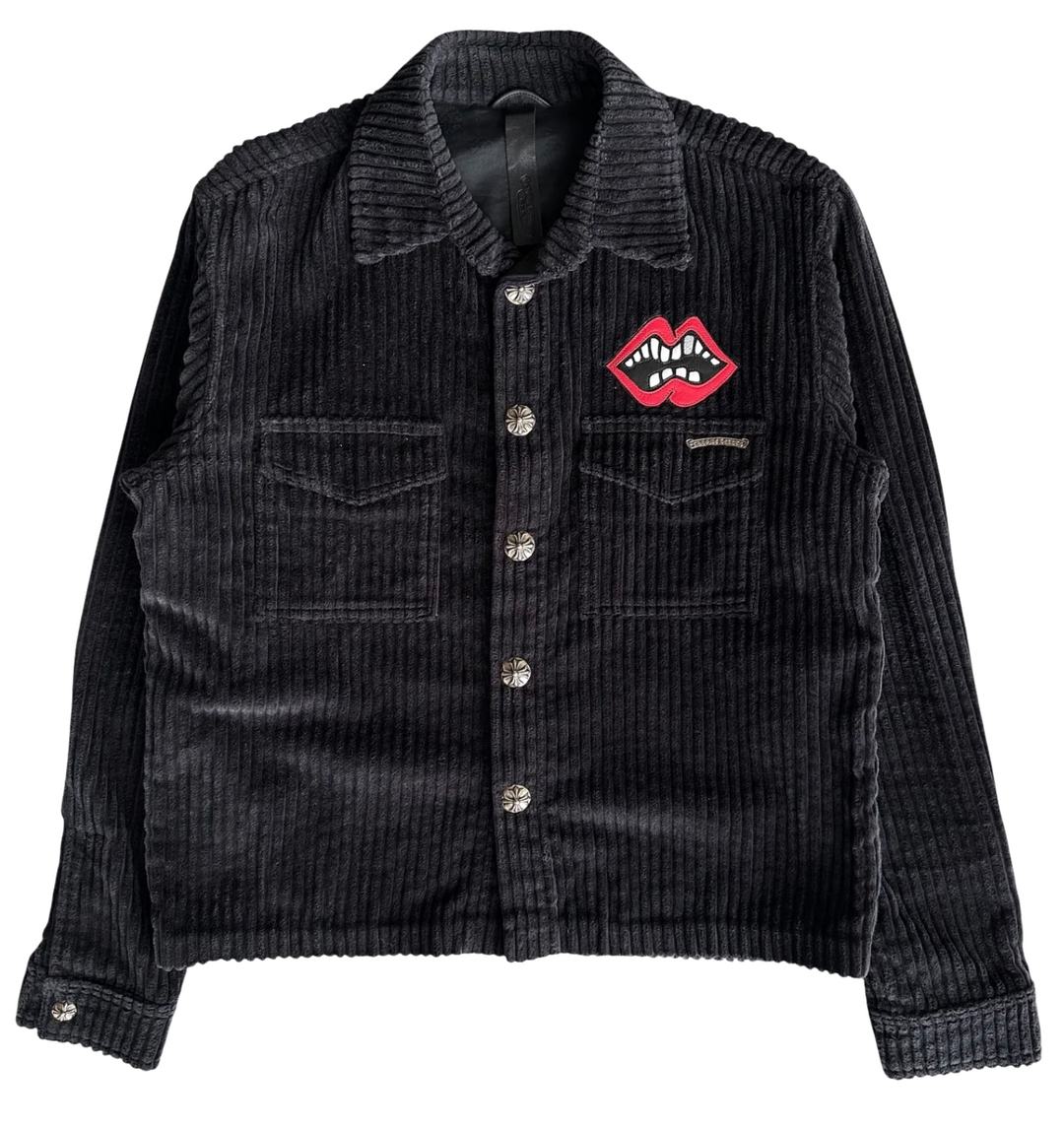 Chrome Hearts 'Chomper' Black Corduroy Jacket