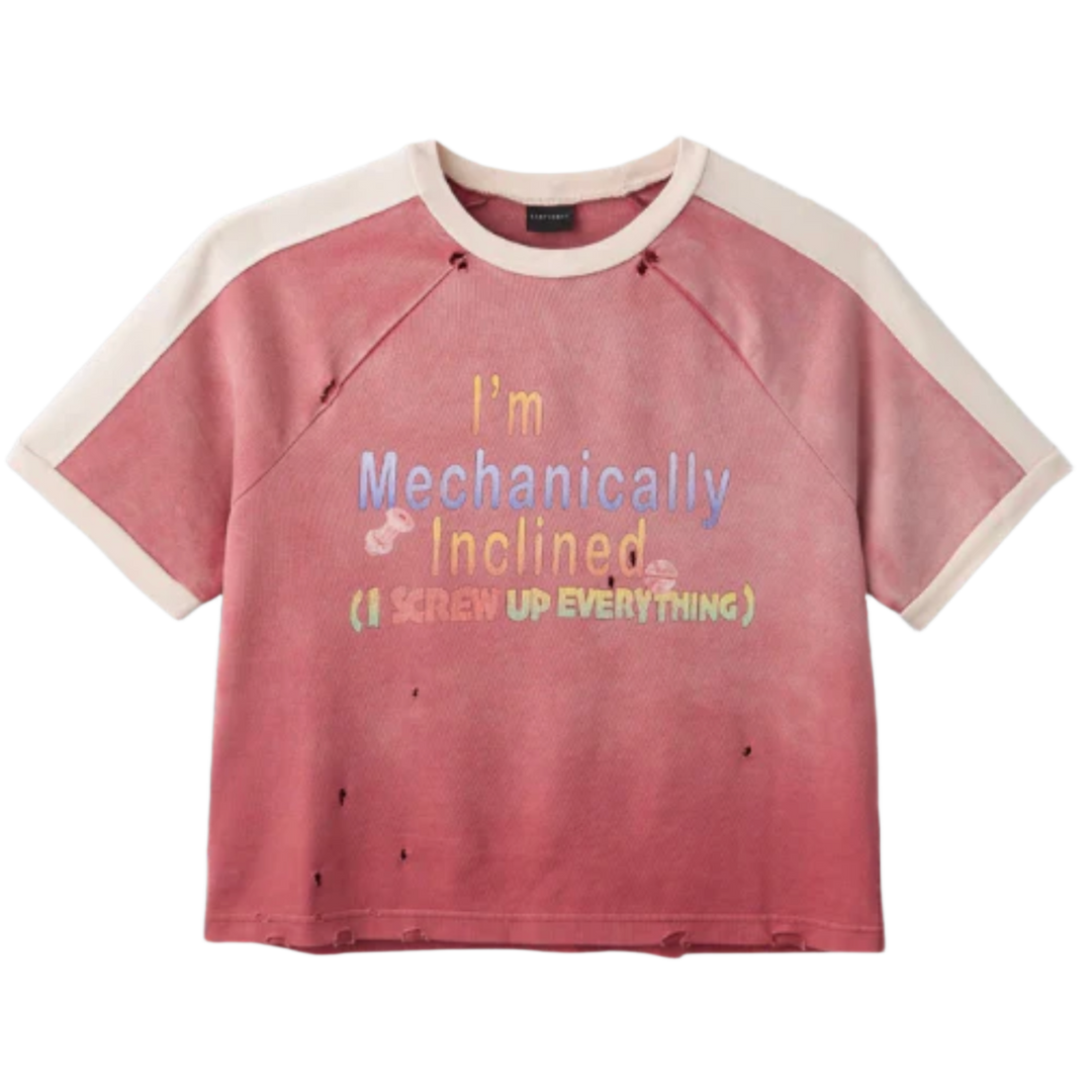 Gold+Vintage Gallery Raspberry Hills x Greedy Unit 'Mechanic' Tee