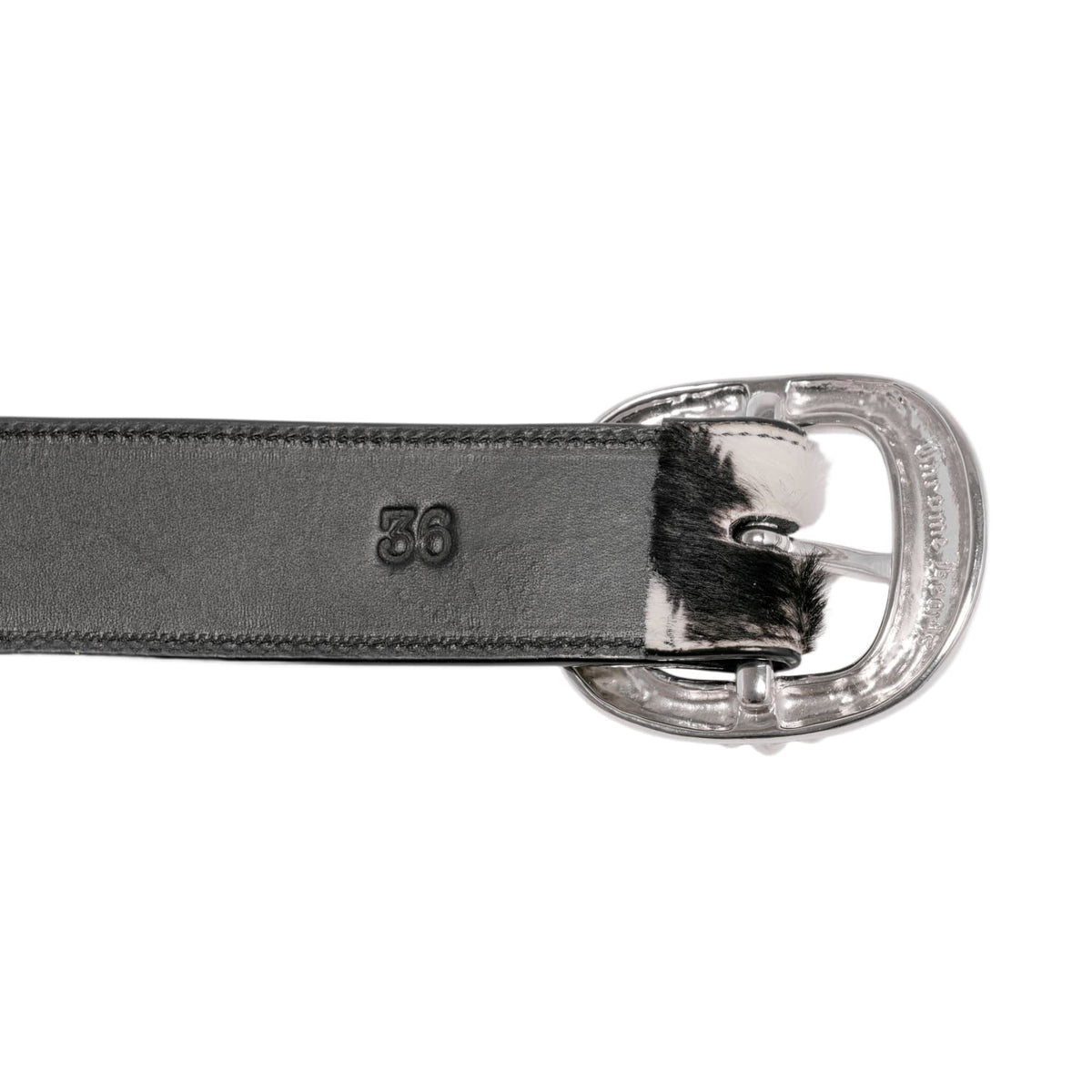 Chrome Hearts 'Zebra' Green Patch Gunslinger Belt