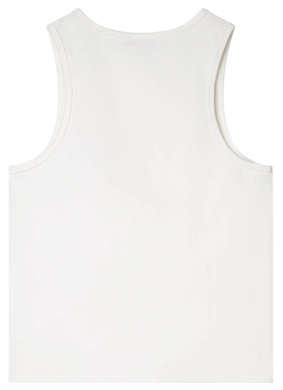 Vale 'Slub' White Tank