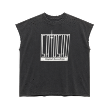Satoshi Nakamoto 'Digital Recording' Black Cutoff Tee