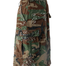 Mattias Gollin 'Camo' Sugi Studded Shorts