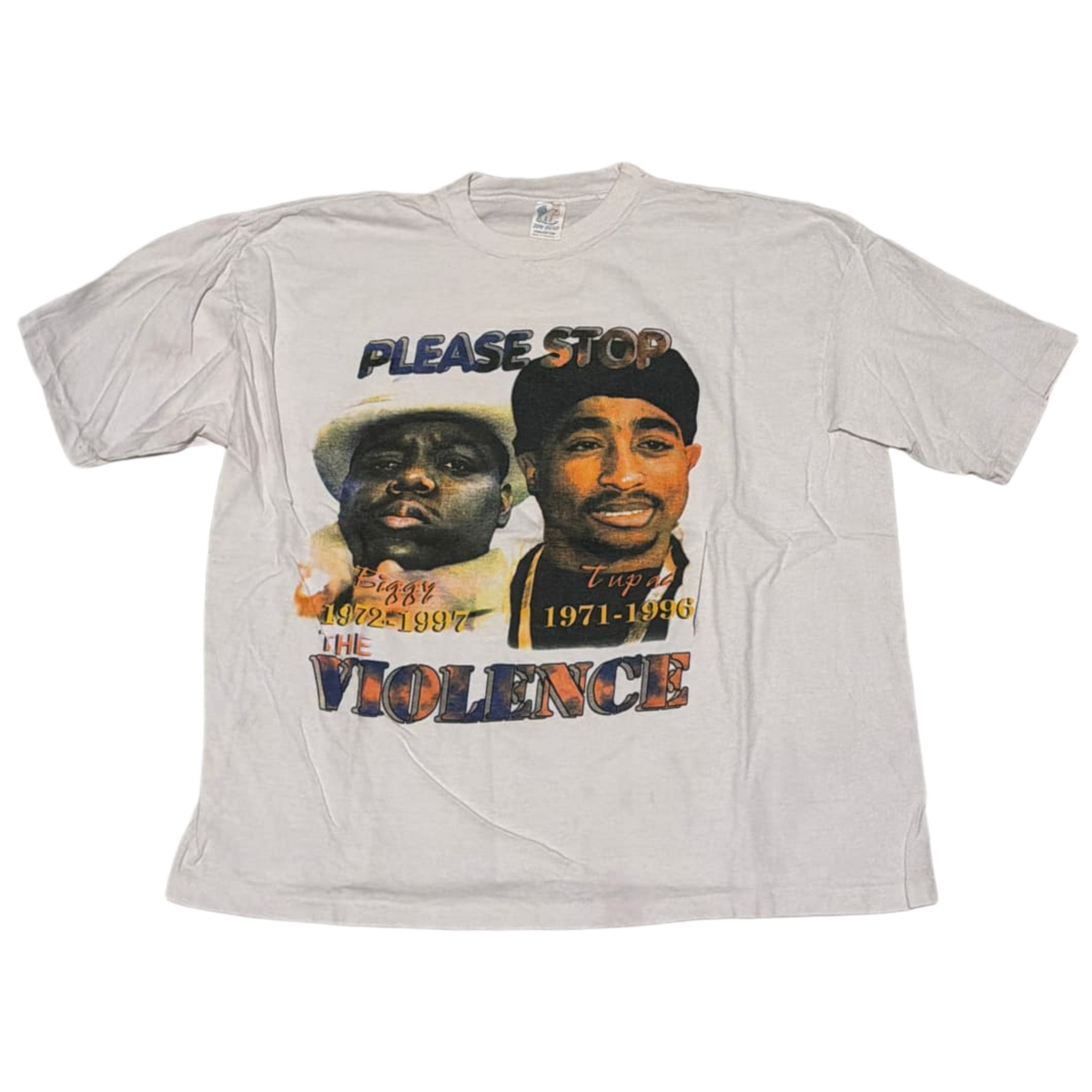 Tupac and Biggie 'Stop The Violence' Vintage Tee
