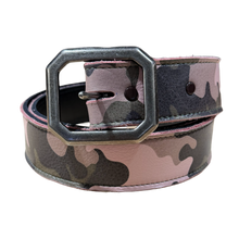Vintage 'Pink Camo' Leather Belt
