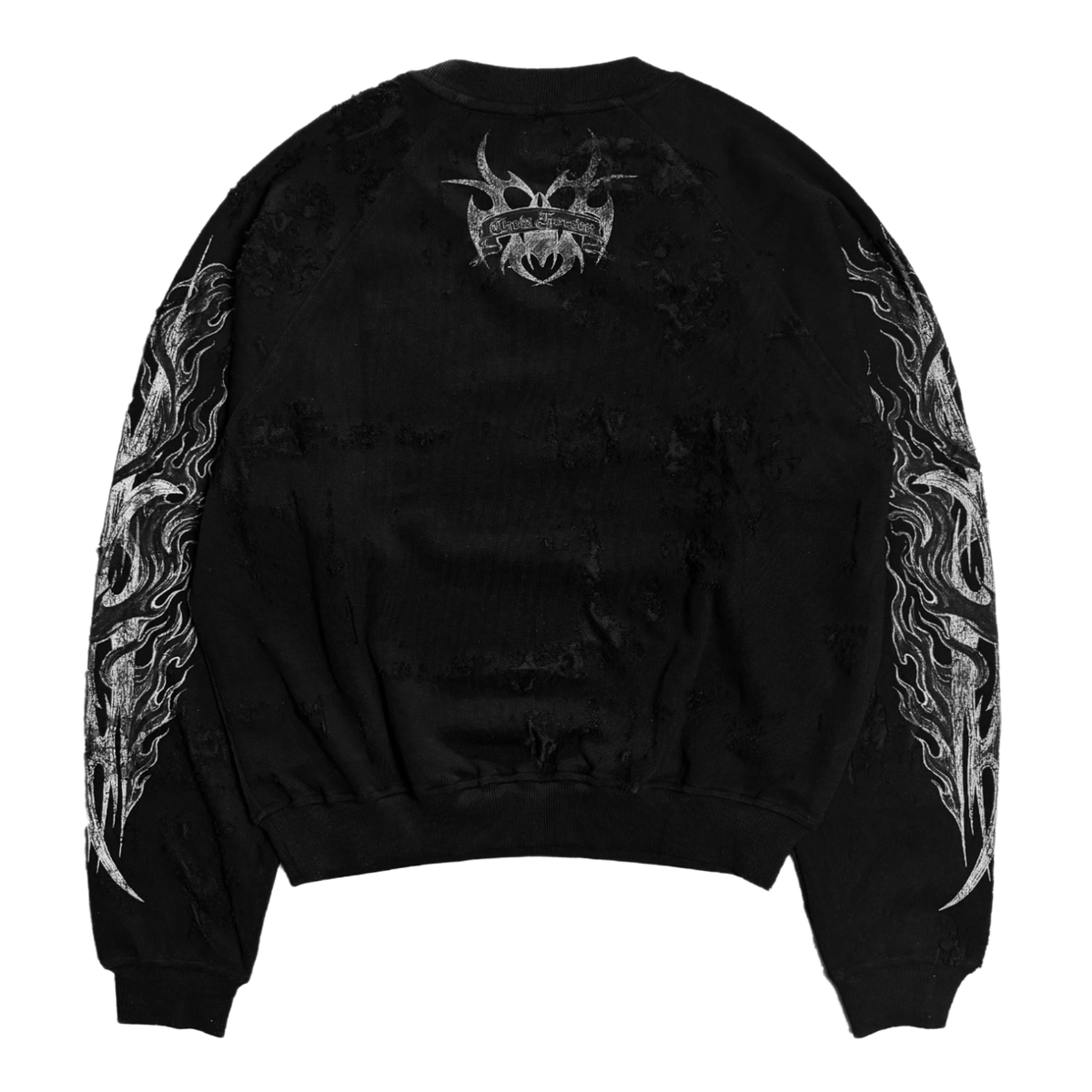 Chew Forever 'Earth Angel' Black Crewneck