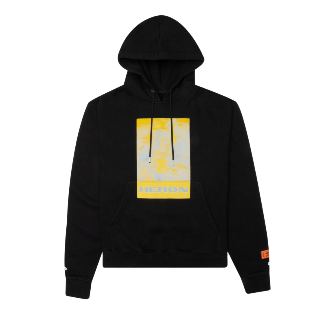 Heron Preston 'Black' Herons Litho Hoodie