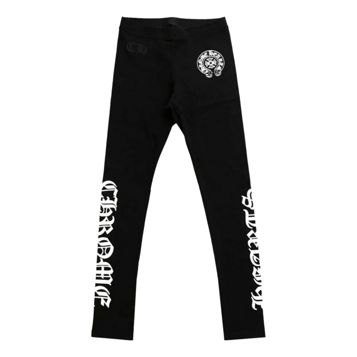 Chrome Hearts 'Black' Horseshoe Leggings