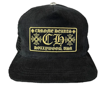 Chrome Hearts 'Yellow Hollywood Patch' Corduroy Trucker Hat