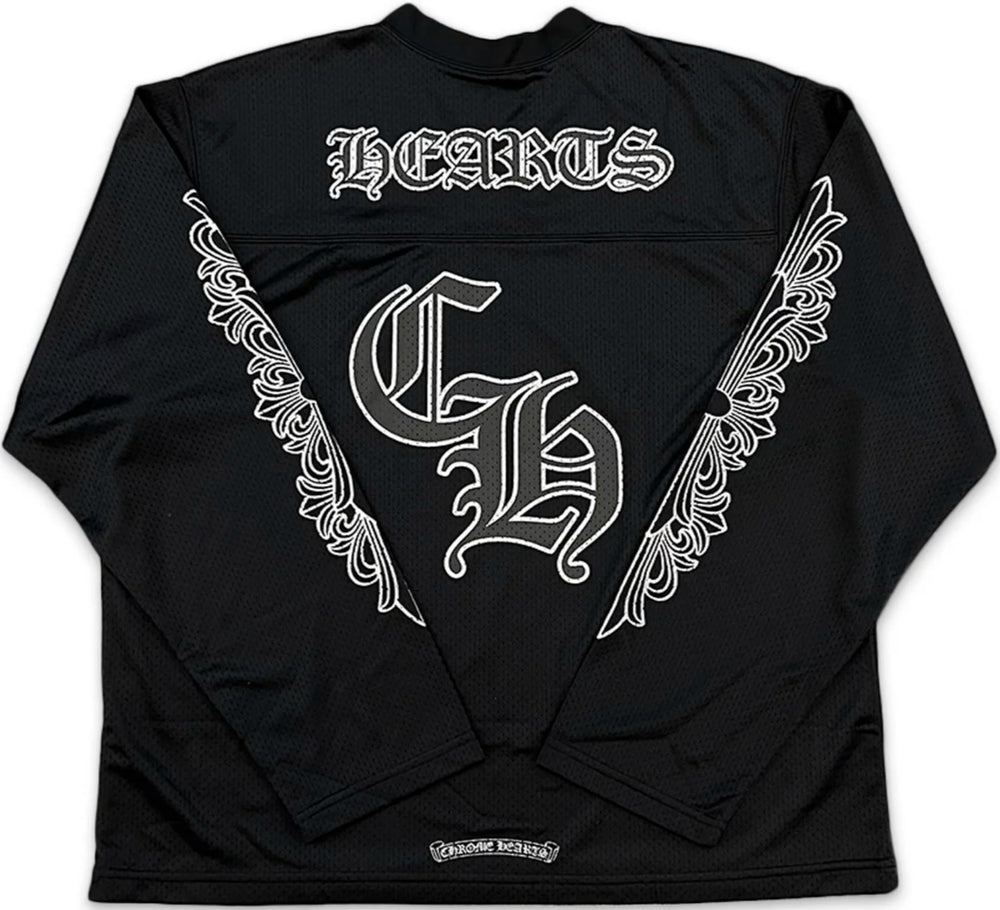 Chrome Hearts 'Black Mesh' Longsleeve Warm Up Jersey
