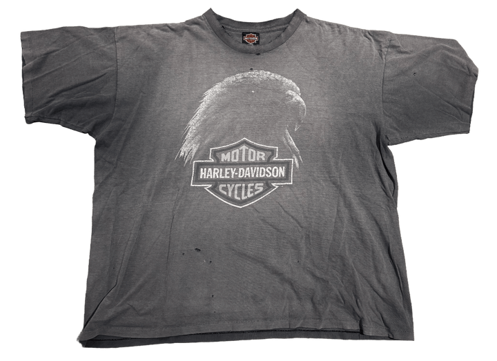 Harley Davidson 'San Francisco' Vintage Distressed Grey Tee