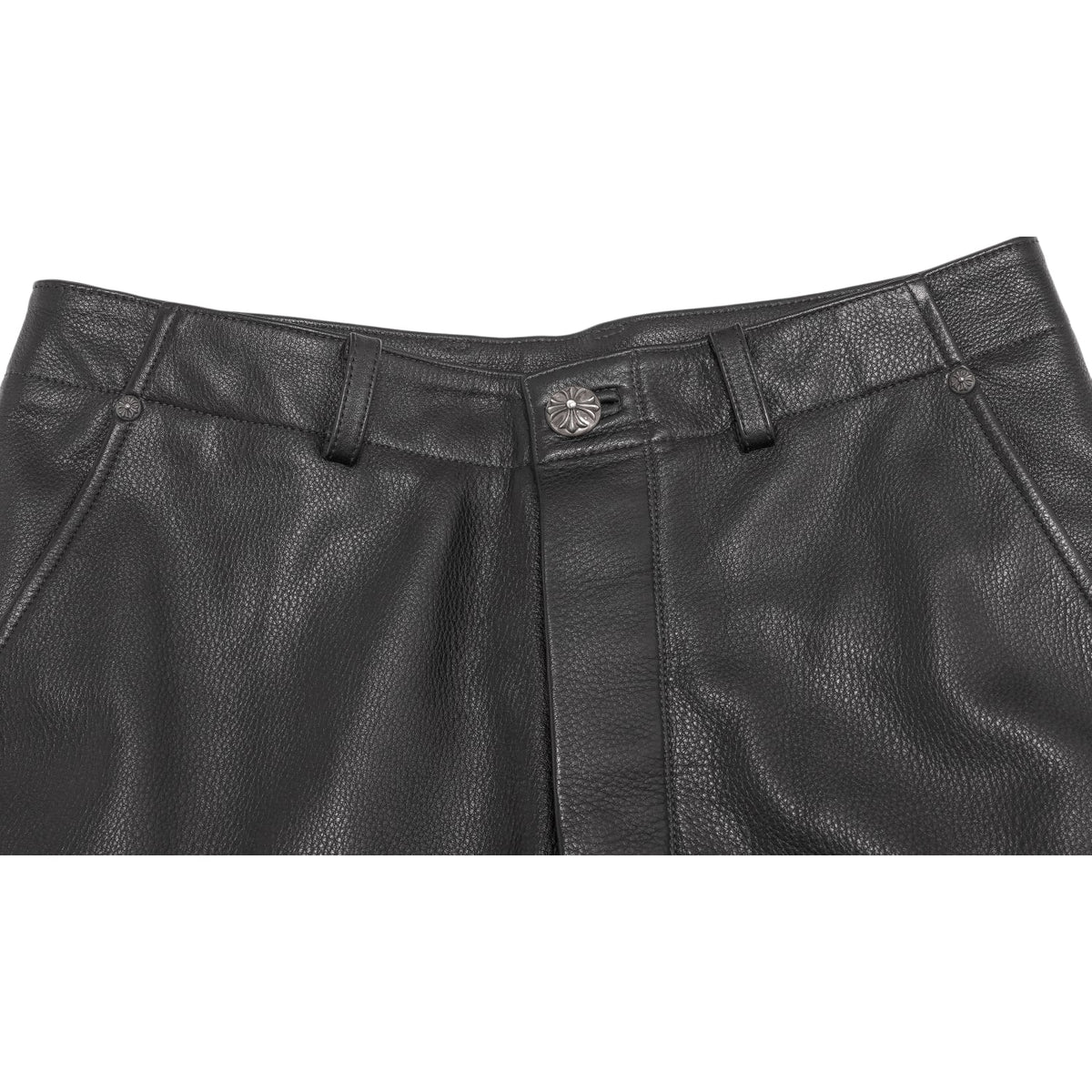 Chrome Hearts 'Devil Dog' Leather Cargo Pants