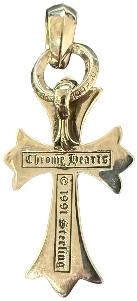 Chrome Hearts 'Silver' 2 in Cross Pendant with Bail