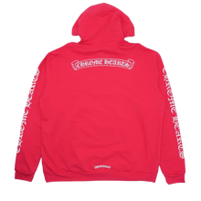 Chrome Hearts 'Scroll Logo' Red Hoodie