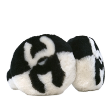 Chanel Sterling 'CC Black White' Ear Muffs