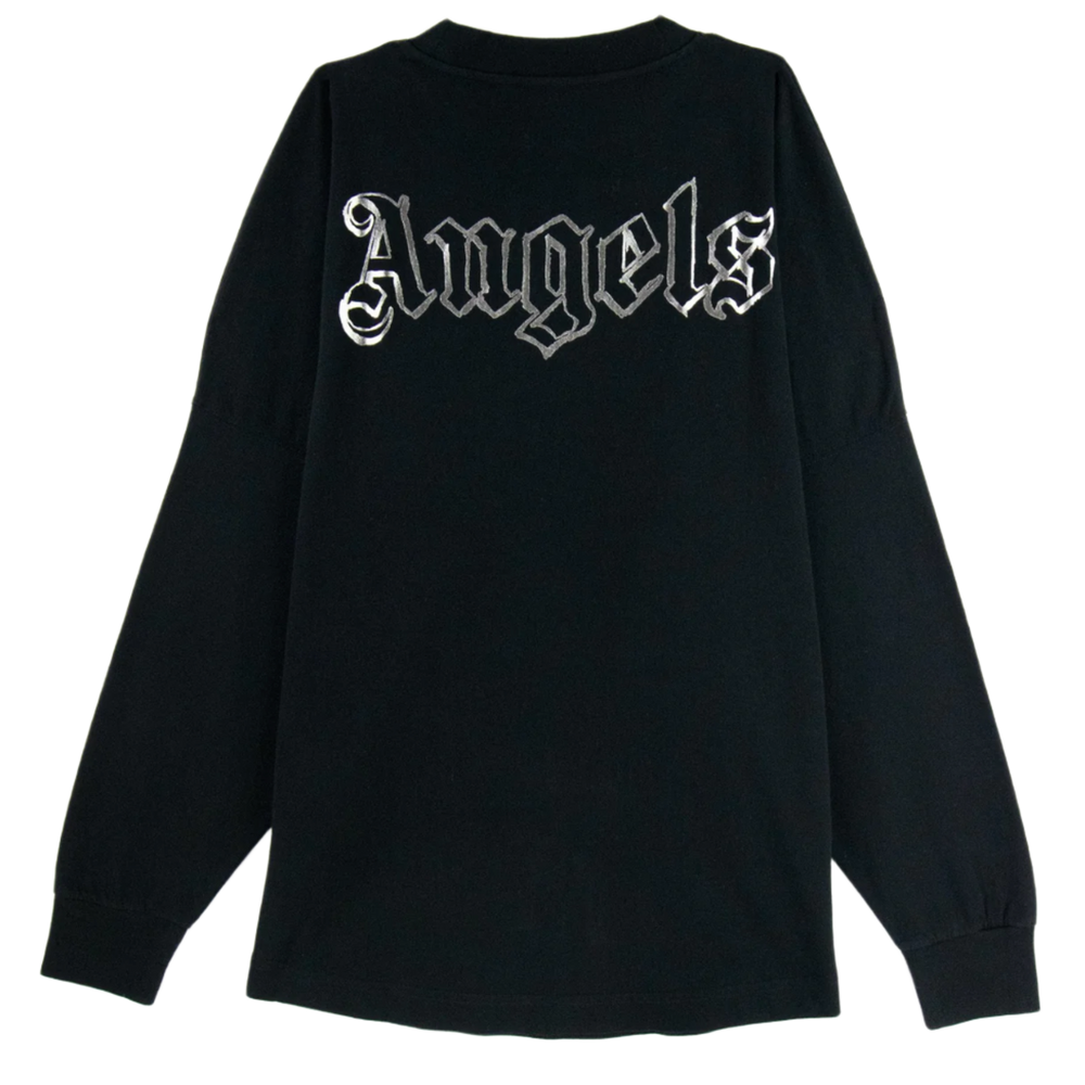 Palm Angels 'Black' Logo Longsleeve Tee
