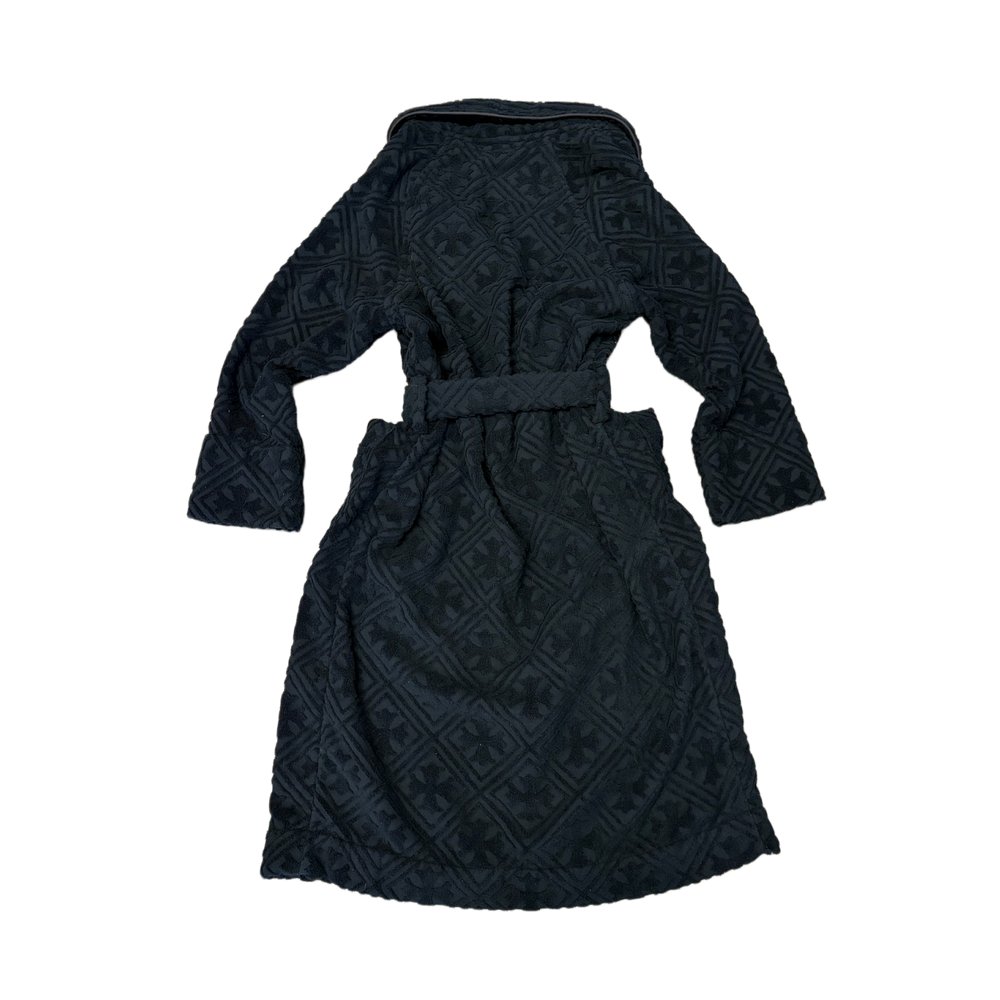 Chrome Hearts 'Black Cross Jacquard' Robe