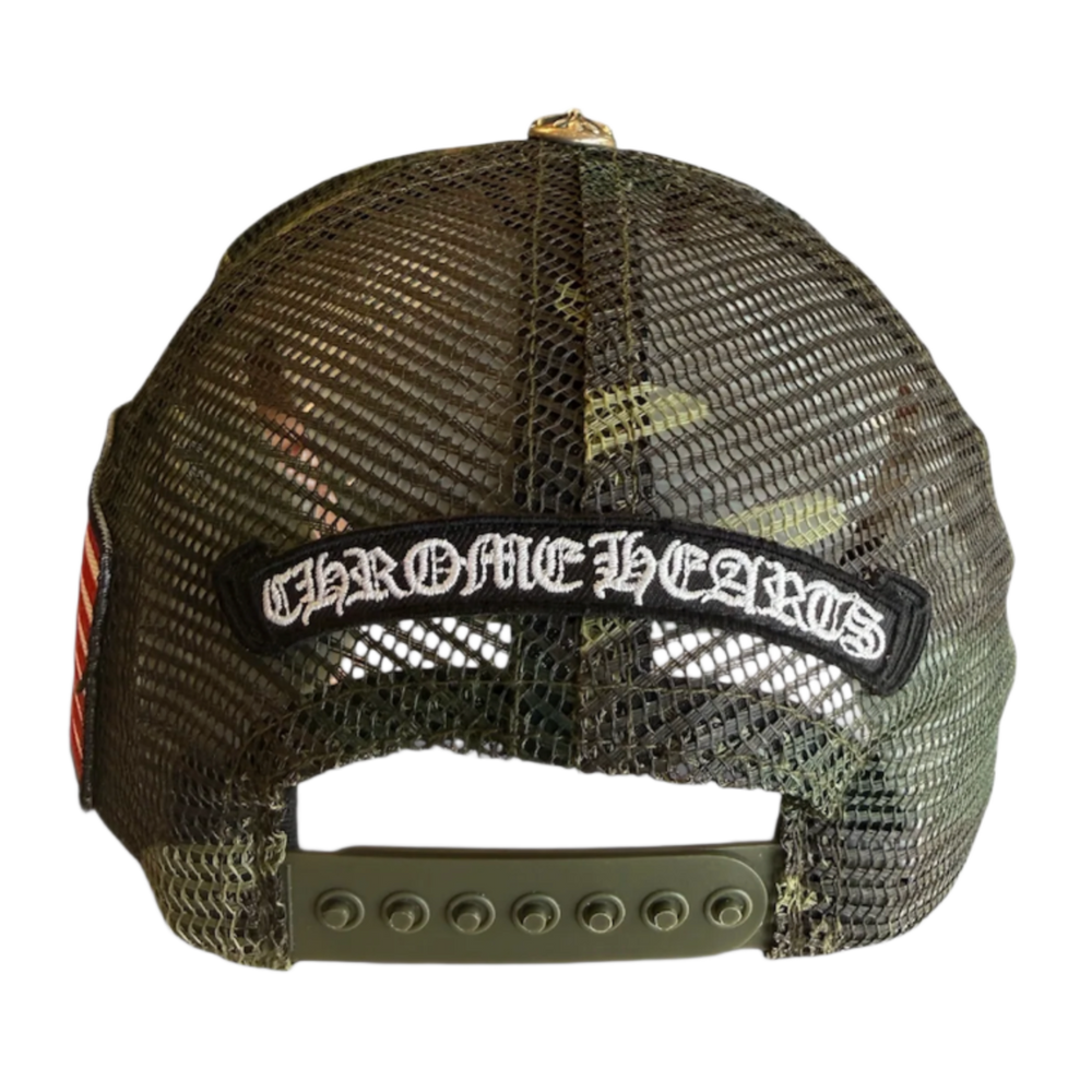 Chrome Hearts 'Camo' The Heroes Project Trucker Hat