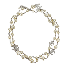 Chanel Graduated Pearl Crystal Long Necklace