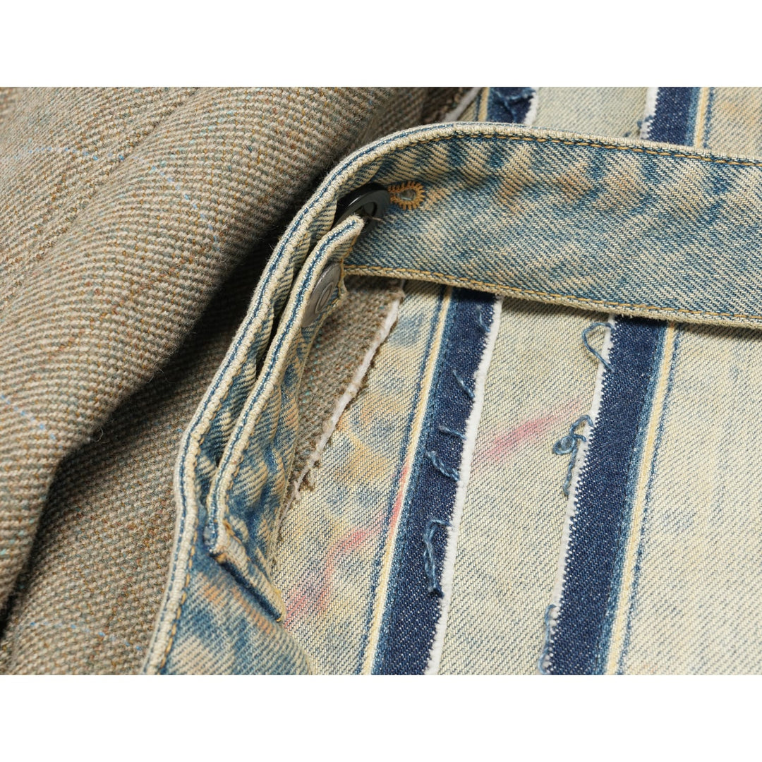 Maison Margiela 'Khaki'  Deconstructed Wool Jacket