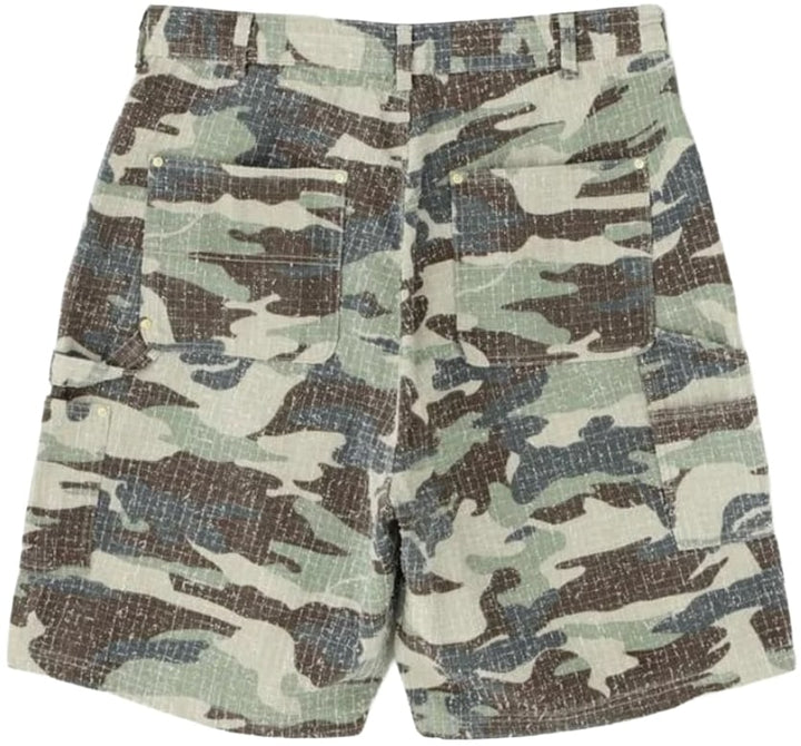 Whiteland Carpenter 'Camo' Double Knee Denim Shorts