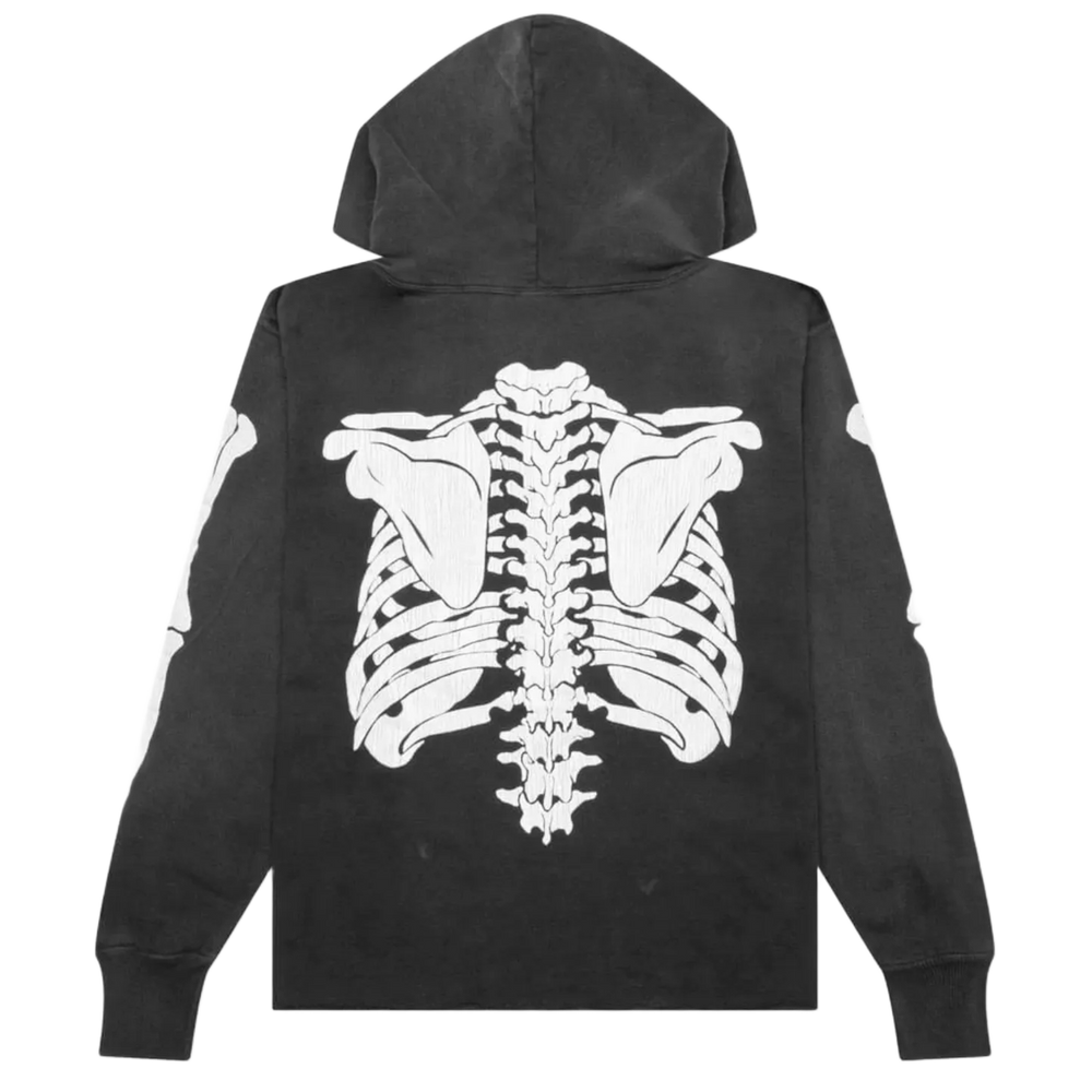 Saint Michael x Vlone 'Skeleton' Black Hoodie