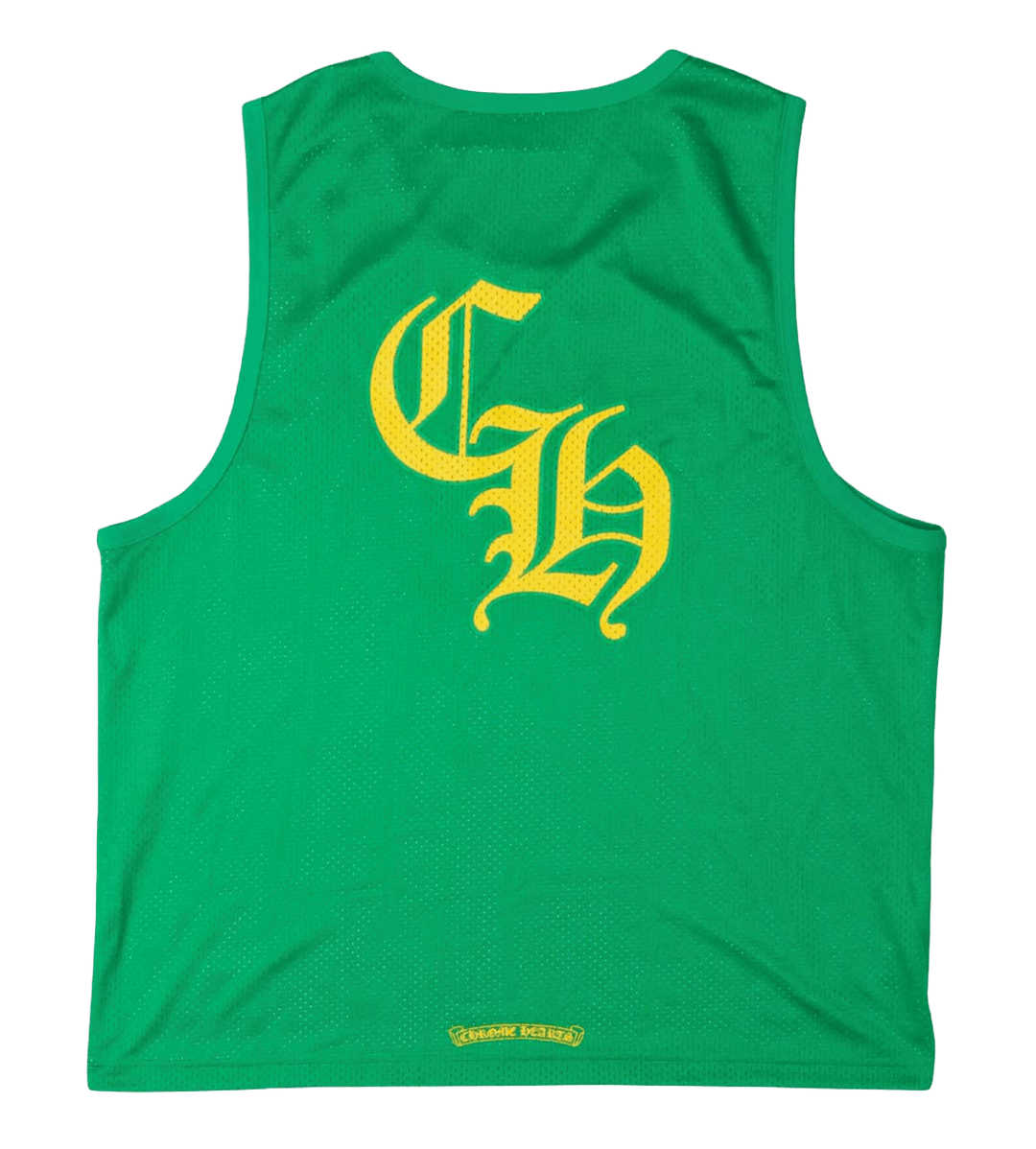 Chrome Hearts Green 'Reversible Mesh' Basketball Jersey