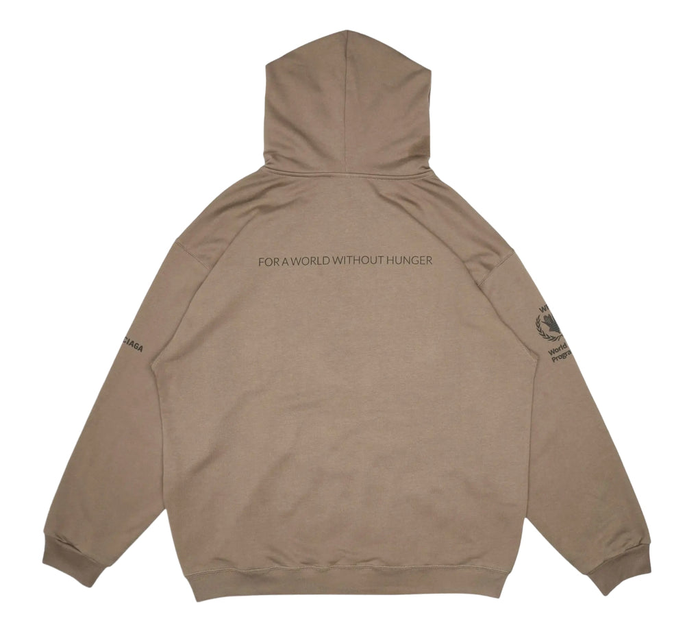 Balenciaga 'Food Programme' Brown Hoodie