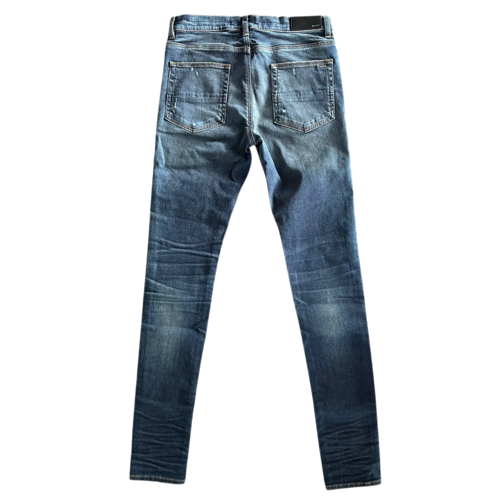 Amiri 'Slashed Distressed Deep Classic' Jeans
