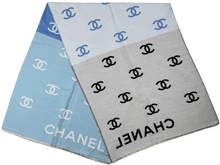 Chanel 'Blue' 2025 Cruise Collection CC Silk Scarf