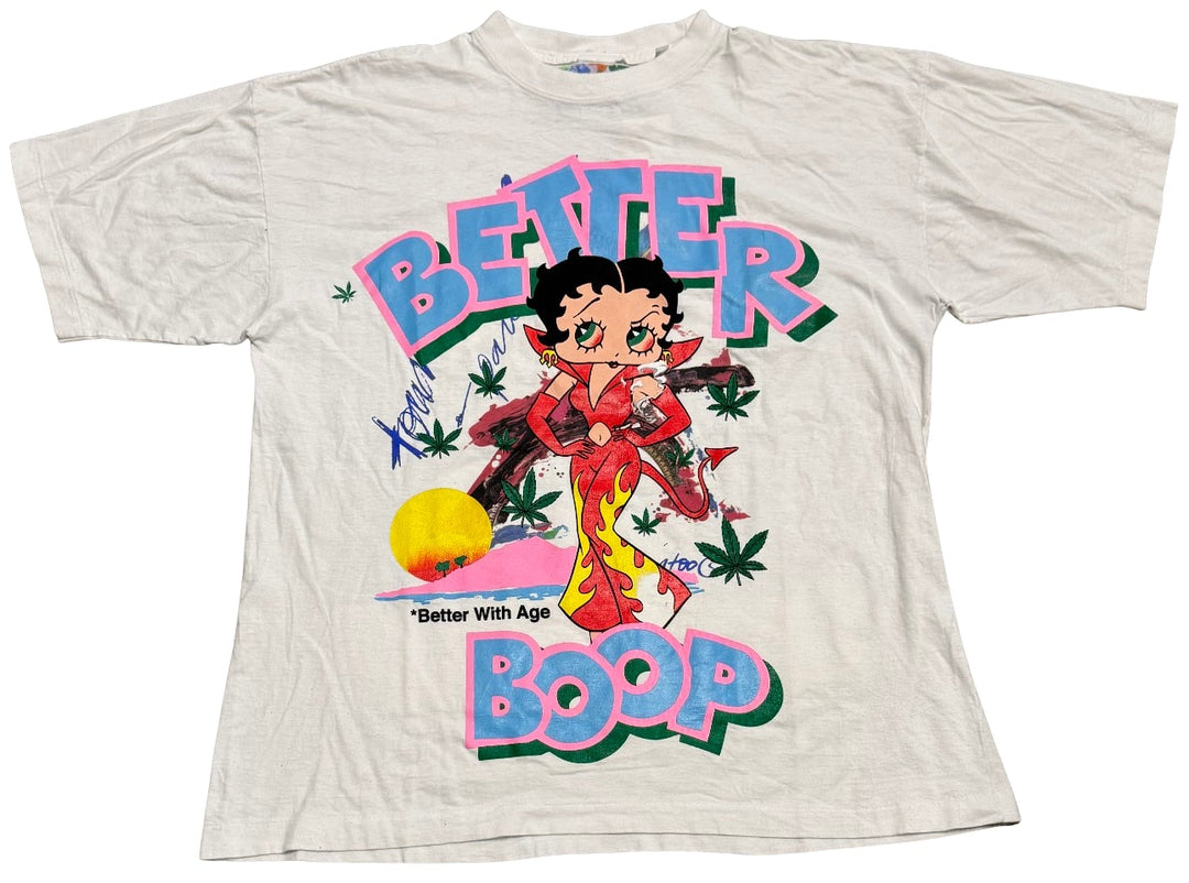 *Better With Age 'Better Boop' Vintage White Tee