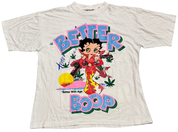 *Better With Age 'Better Boop' Vintage White Tee