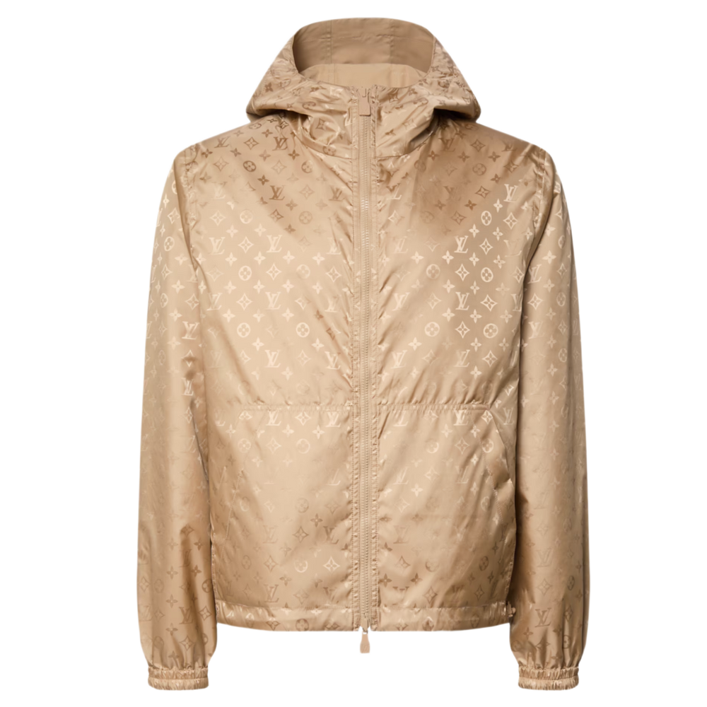 Louis Vuitton 'Neutral' Monogram Nylon Reversible Jacket