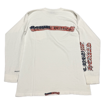 Chrome Hearts 'USA Scroll' Vintage White Pocket Longsleeve Tee