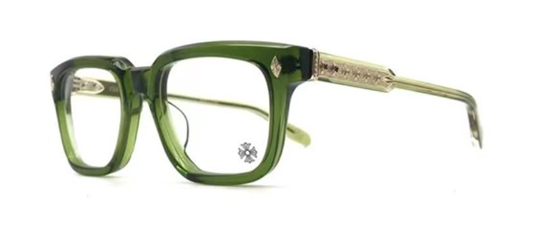 Chrome Hearts 'Ambidixtrous' Crystal Green Glasses