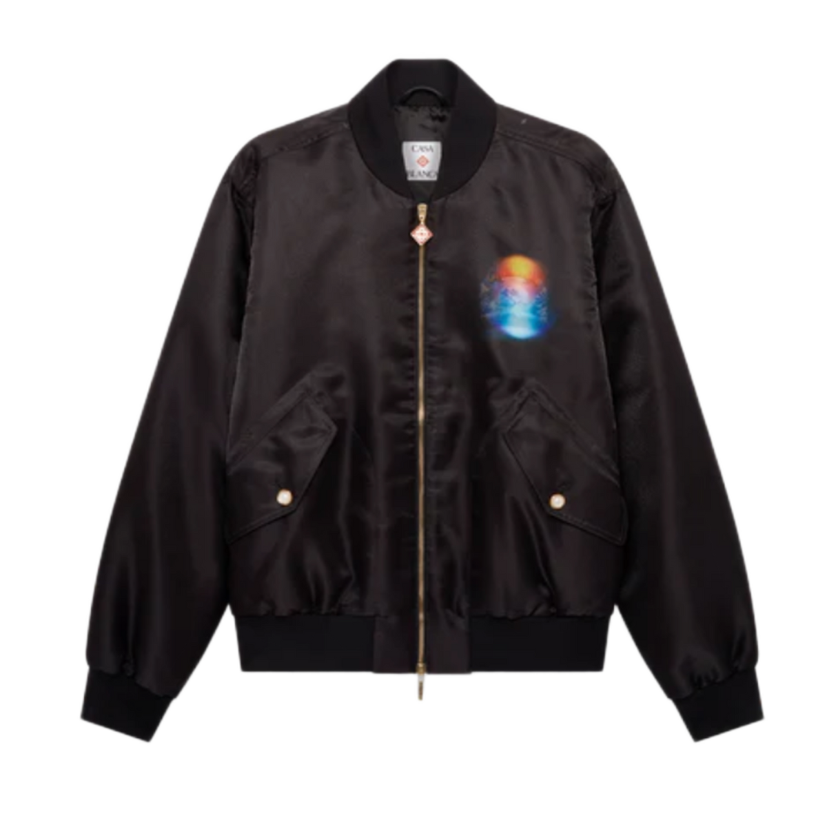 Casablanca 'Black' Gradient Bomber Jacket