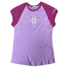 Chrome Hearts Vintage Women's 'Cross' Pink Baby Tee